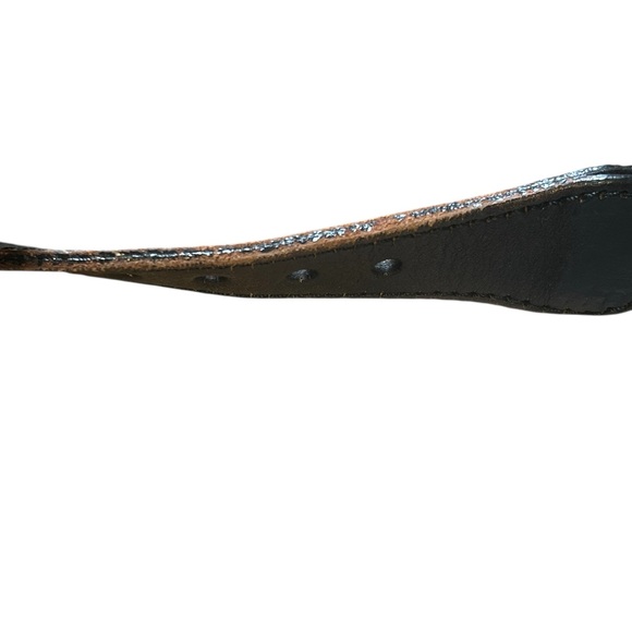 Vintage Southwestern Beaded Leather Belt Size 34 Western Boho - Picture 11 of 16